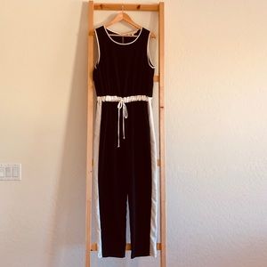 Everleigh Black & White Jumpsuit SIZE L